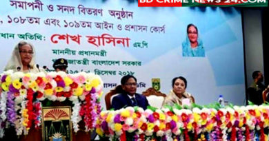 সরকারি কর্মকর্তাদের প্রতি সামাজিক ব্যাধিমুক্ত দেশ গড়ার আহ্বান প্রধানমন্ত্রী শেখ হাসিনার সরকারি কর্মকর্তাদের প্রতি সামাজিক ব্যাধিমুক্ত দেশ গড়ার আহ্বান প্রধানমন্ত্রী শেখ হাসিনার