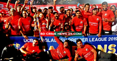 দ্বিতীয়বারের মত বিপিএলের শিরোপা জিতে নিল কুমিল্লা ভিক্টোরিয়ান্স দ্বিতীয়বারের মত বিপিএলের শিরোপা জিতে নিল কুমিল্লা ভিক্টোরিয়ান্স