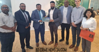 নেদারল্যান্ডসের ডেল্টারেজ ইনস্টিটিউটের গবেষকদের সঙ্গে নোবিপ্রবি উপাচার্যের যৌথ সভা