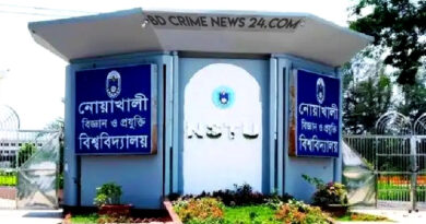 নোবিপ্রবিতে স্নাতক (সম্মান) শ্রেণির শিক্ষার্থীদের ওরিয়েন্টেশন আগামীকাল